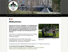 Tablet Screenshot of pfadfinderzentrum.org